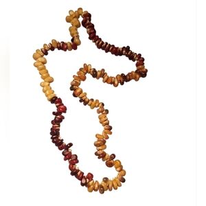 Vintage  80s Colorful Corn Necklace Collectible BOHO Food Jewelry Ecletic Fall